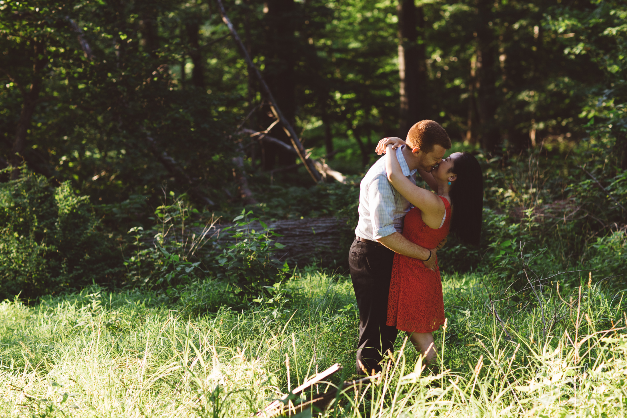 Mountain View Park Engagement Session in Middlesex, NJ