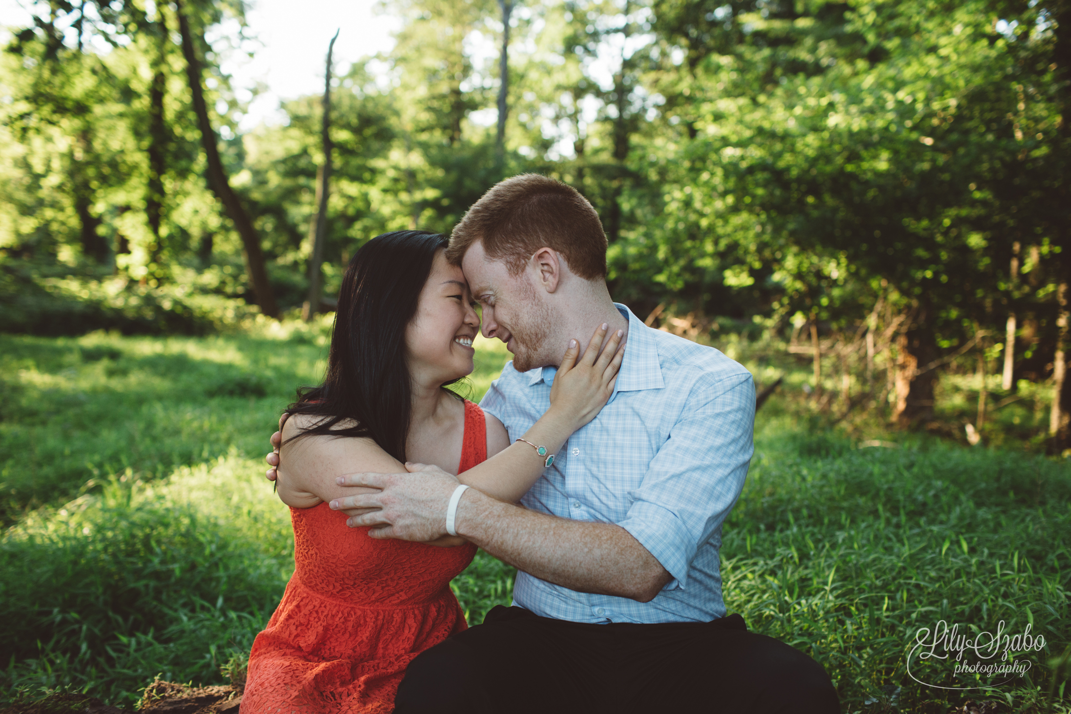 Mountain View Park Engagement Session in Middlesex, NJ