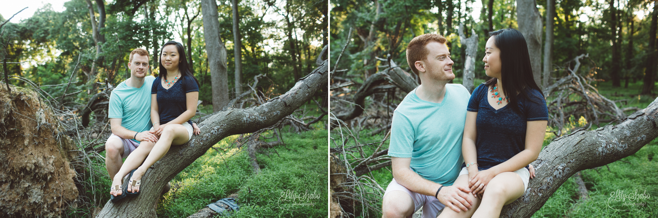 Mountain View Park Engagement Session in Middlesex, NJ