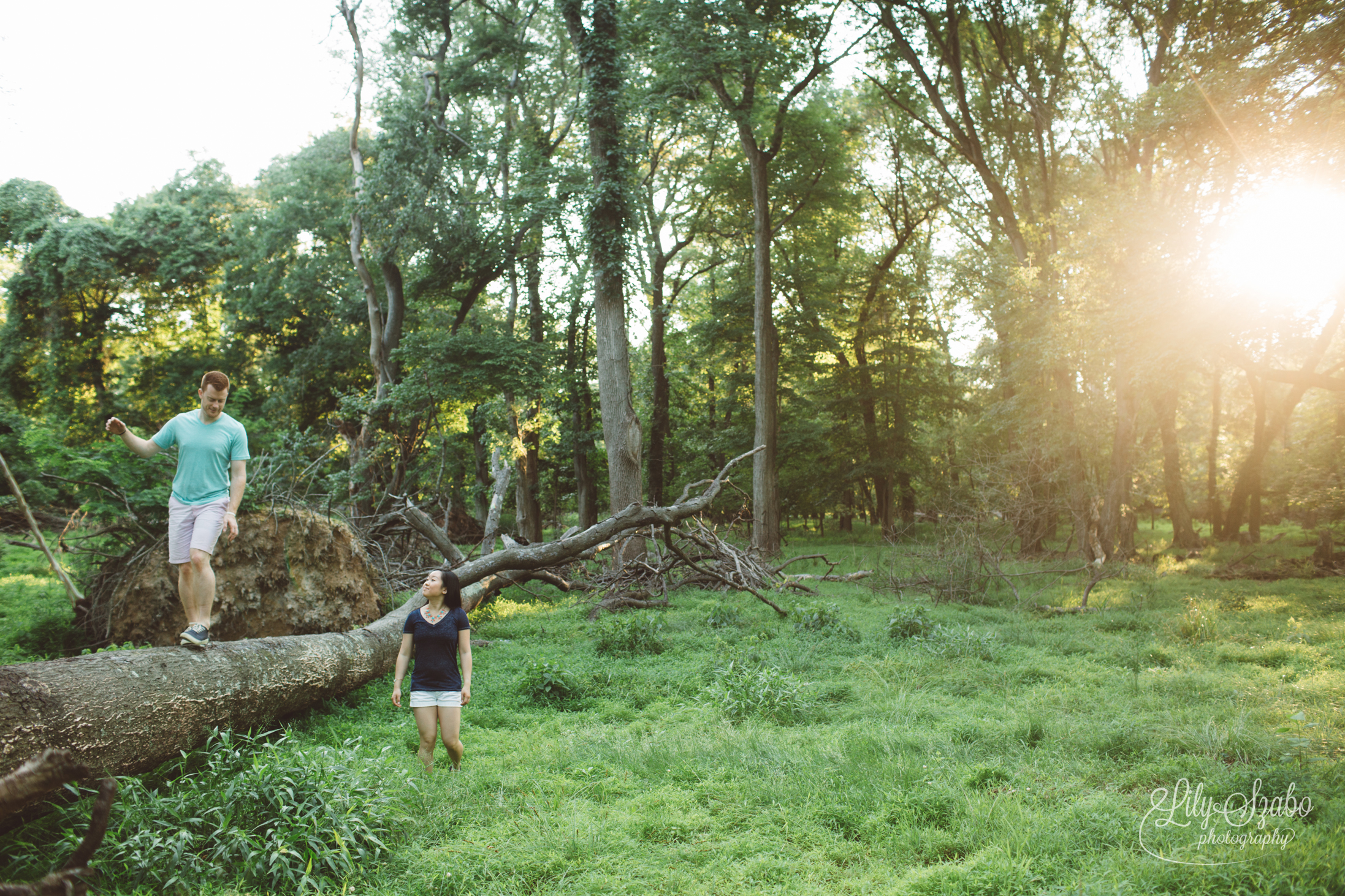 Mountain View Park Engagement Session in Middlesex, NJ