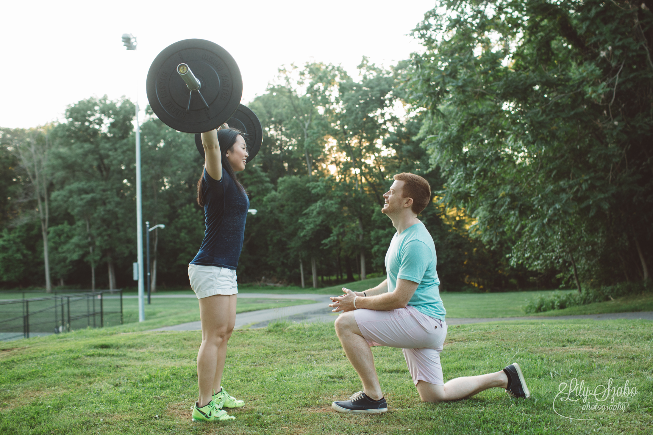 Mountain View Park Engagement Session in Middlesex, NJ