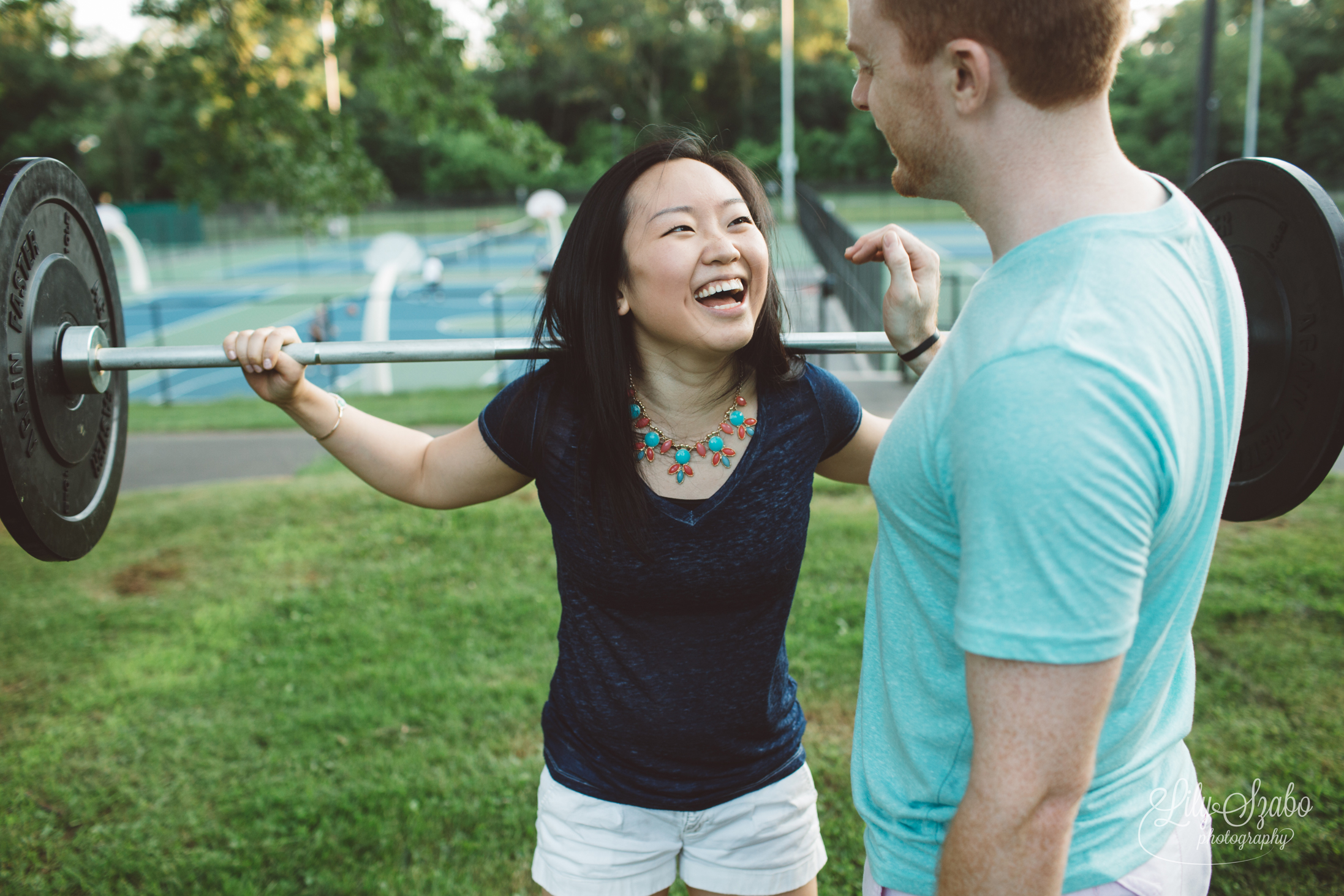 Mountain View Park Engagement Session in Middlesex, NJ