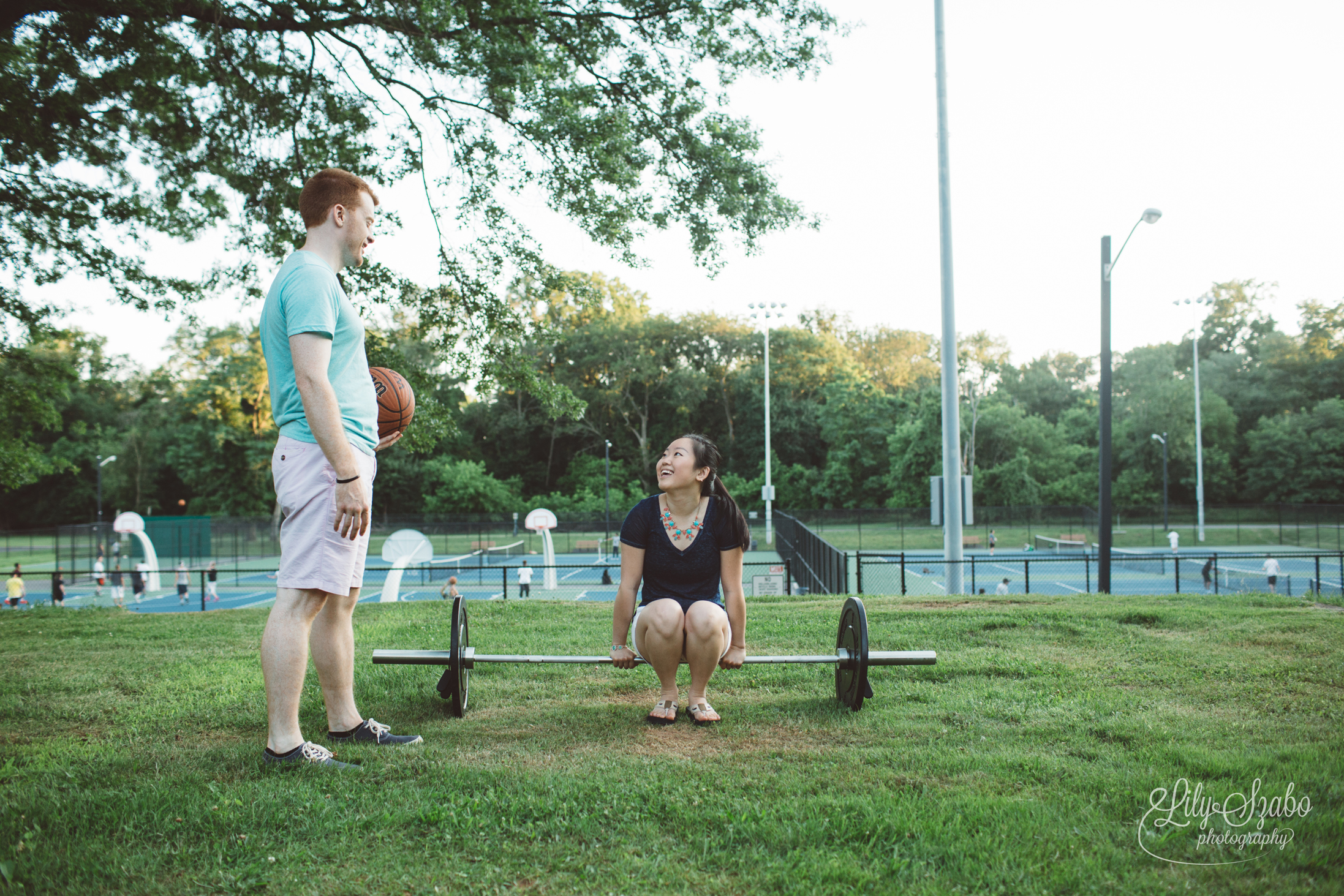 Mountain View Park Engagement Session in Middlesex, NJ