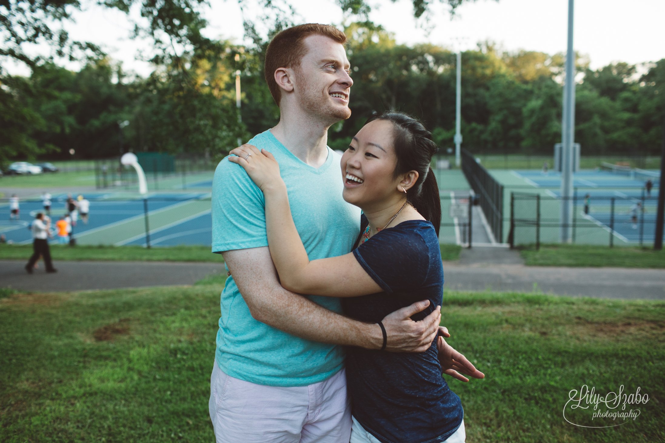 Mountain View Park Engagement Session in Middlesex, NJ